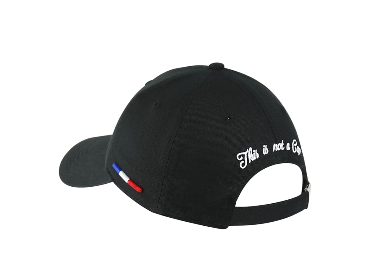 LXH Casquette en Coton Noir