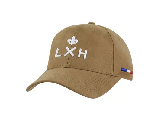 LXH Casquette Suédine Camel