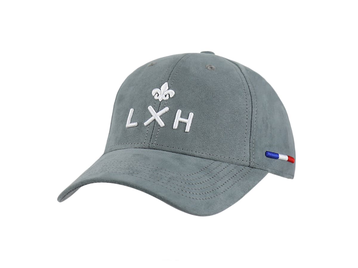 LXH Casquette Suedine Gris Cascade