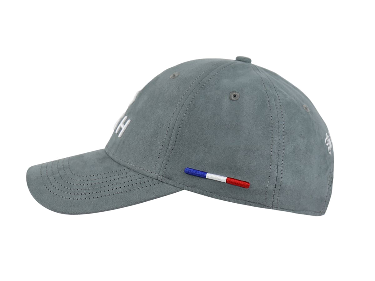 LXH Casquette Suedine Gris Cascade