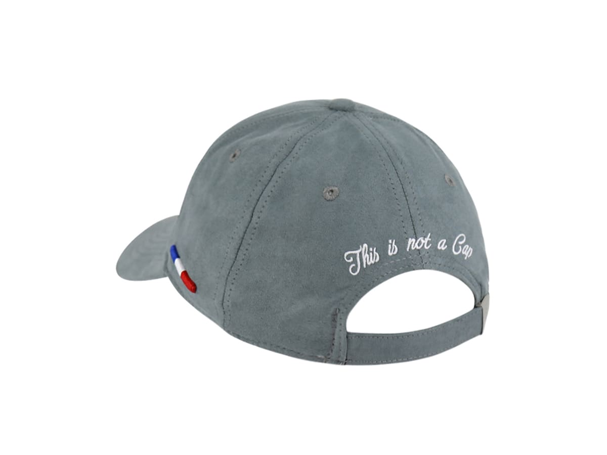 LXH Casquette Suedine Gris Cascade