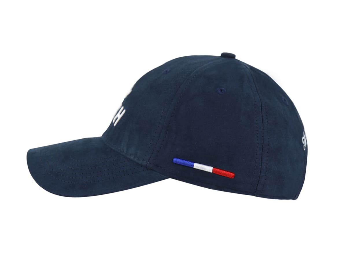 LXH Casquette Suédine Bleu Marine