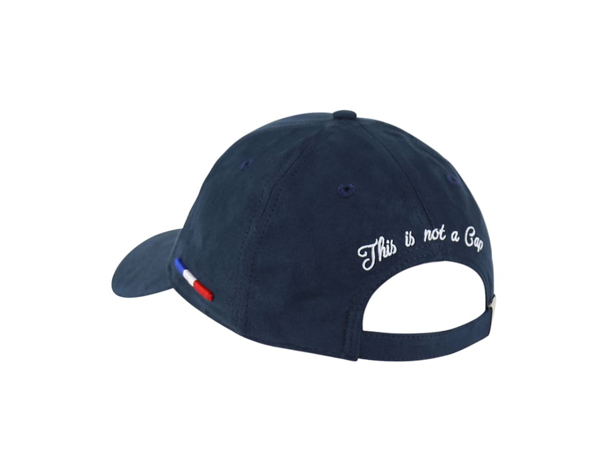 LXH Casquette Suédine Bleu Marine