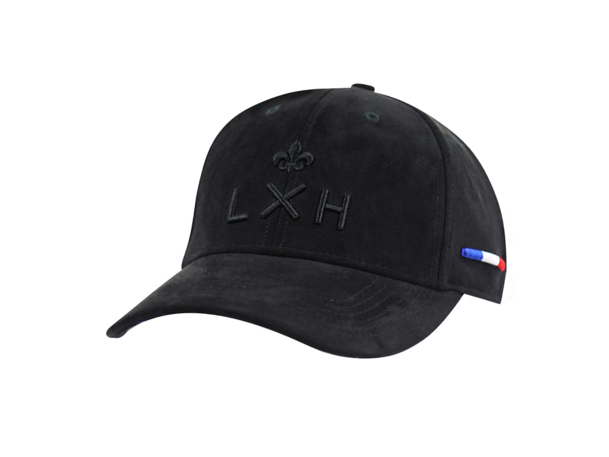 LXH Casquette Suedine Full Noir