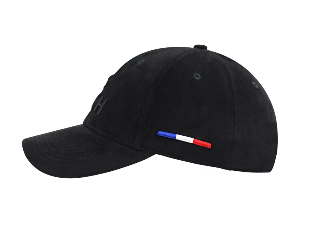 LXH Casquette Suedine Full Noir