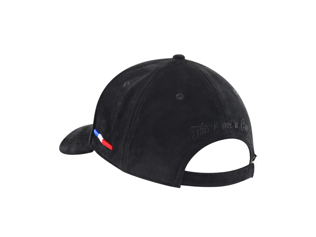 LXH Casquette Suedine Full Noir