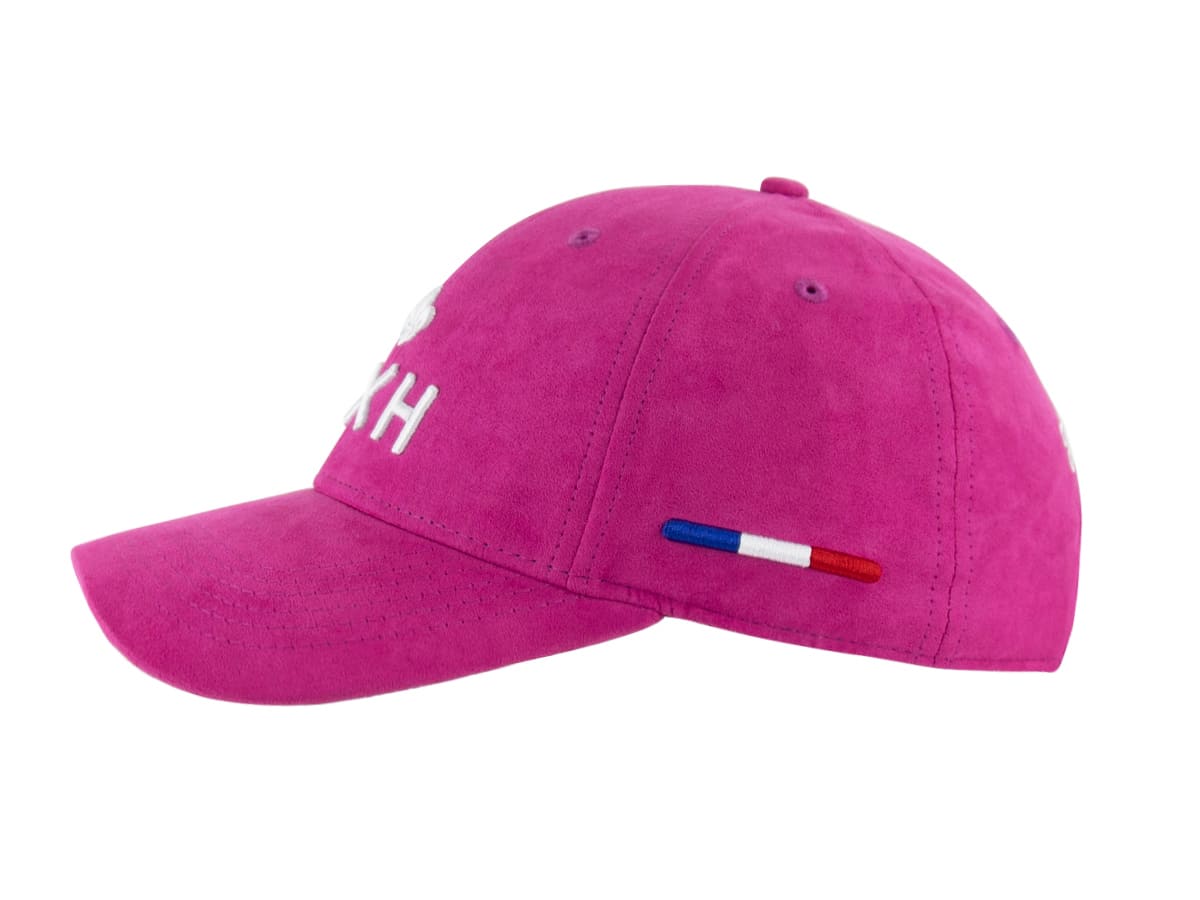 LXH Casquette Suédine Framboise Rose