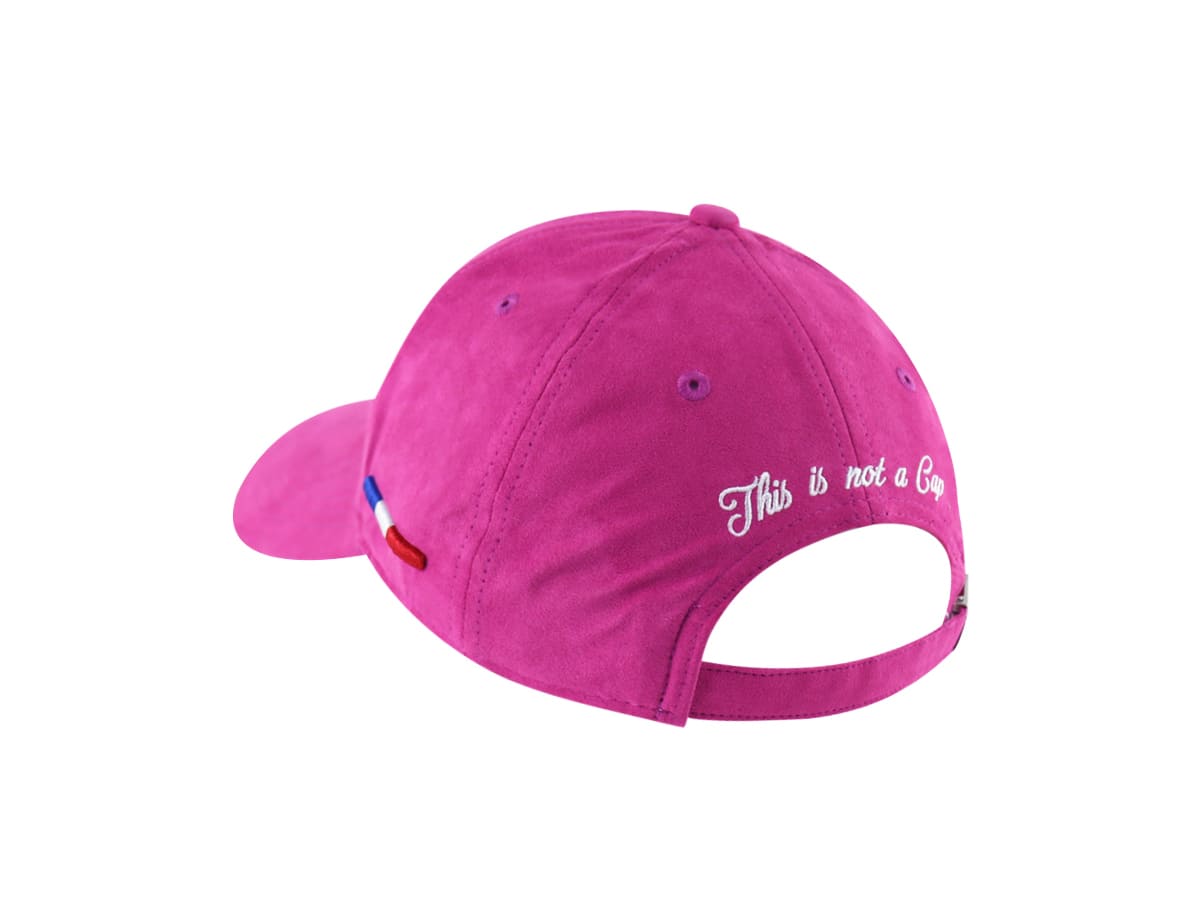 LXH Casquette Suédine Framboise Rose