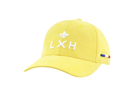 LXH Casquette Suedine Jaune