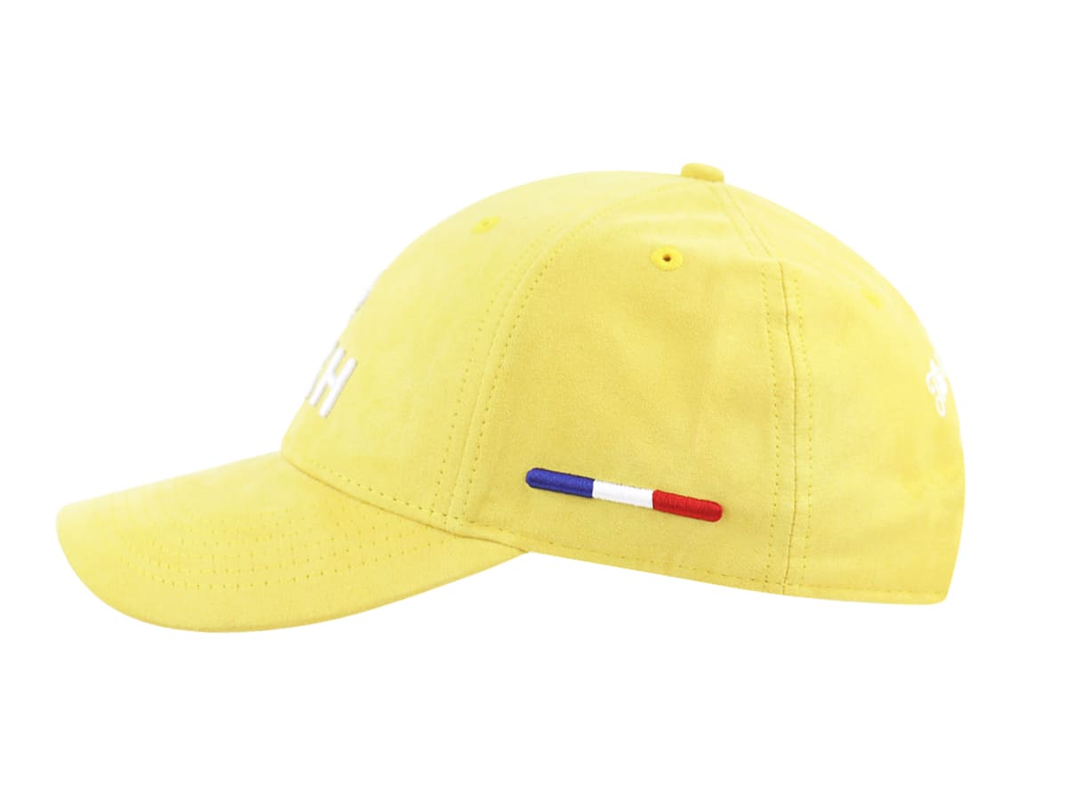 LXH Casquette Suedine Jaune