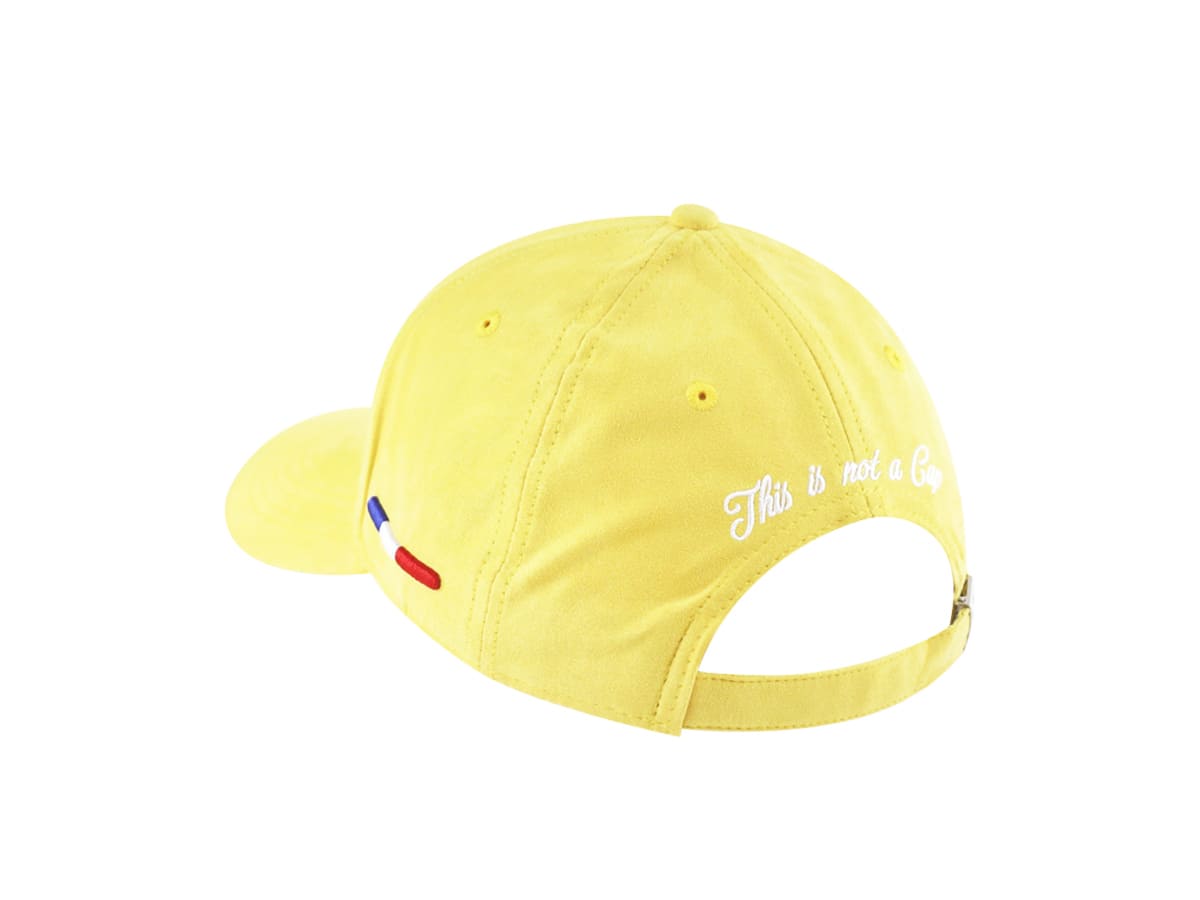 LXH Casquette Suedine Jaune