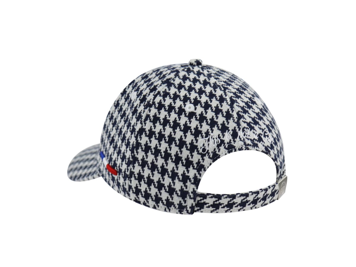 LXH Casquette Pied De Coq Bleu Marine