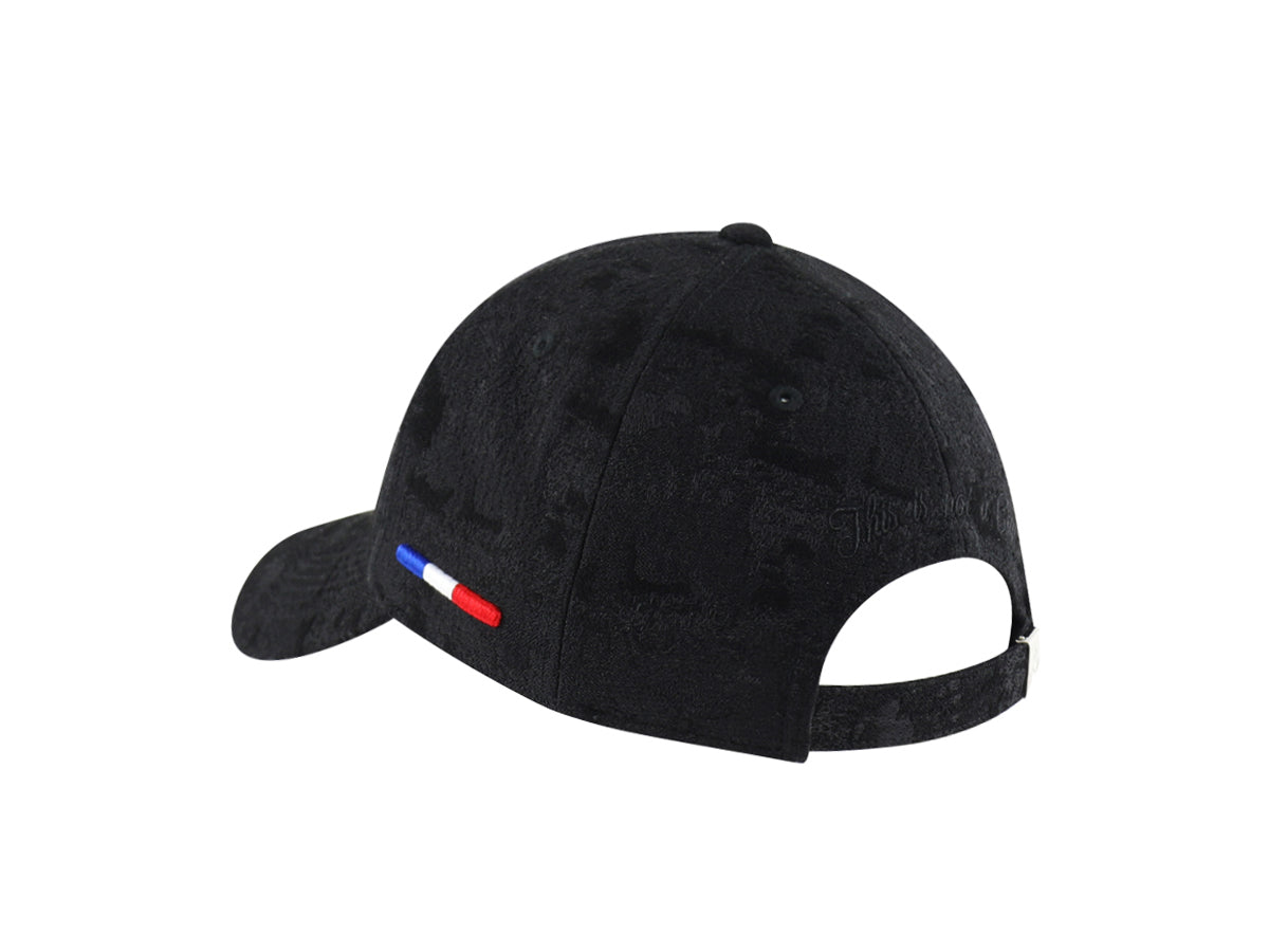 LXH Casquette Toile De Jouy Full Noir