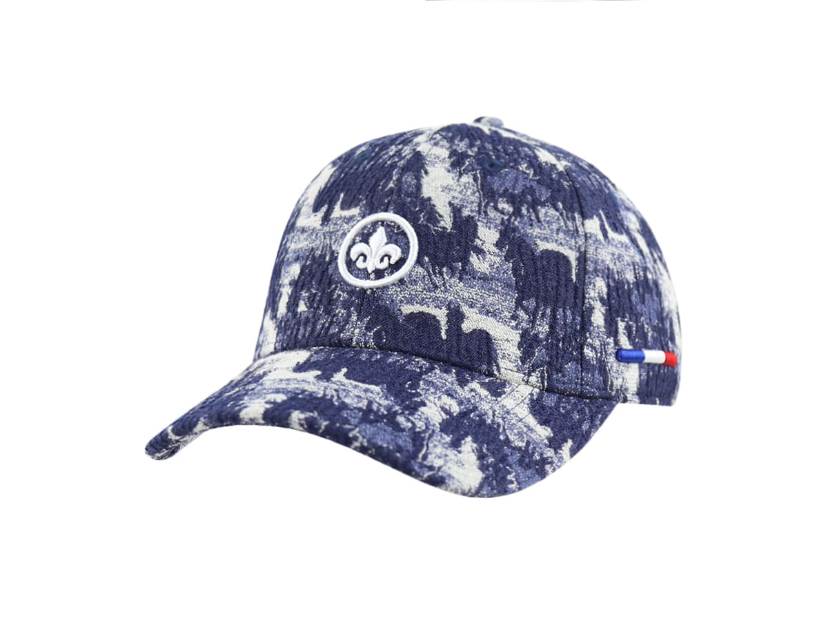 LXH Casquette Toile De Jouy Blue Marine