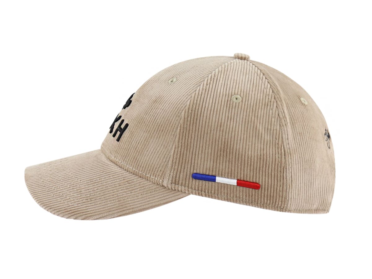 LXH Casquette Velours Côtelé Taupe