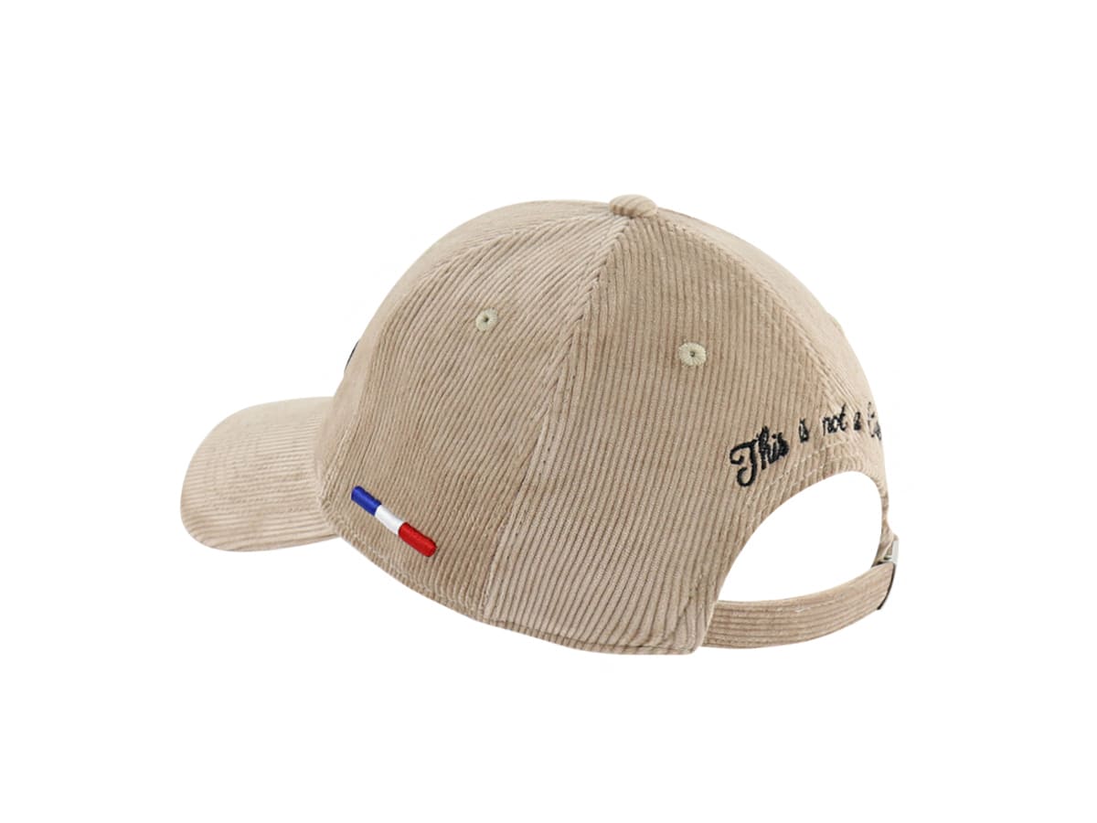 LXH Casquette Velours Côtelé Taupe