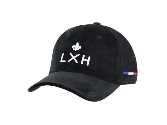 LXH Casquette Velours de Soie Noir