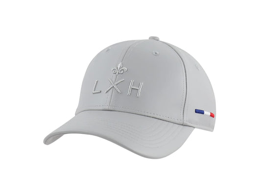 LXH Casquette Simili Cuir Gris