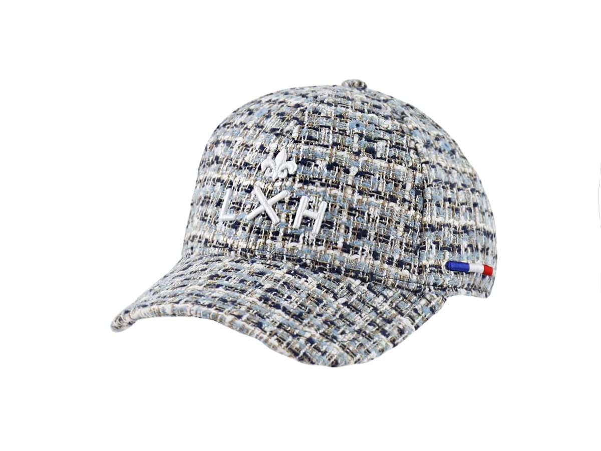 LXH Casquette Tweed Bleu Nuit