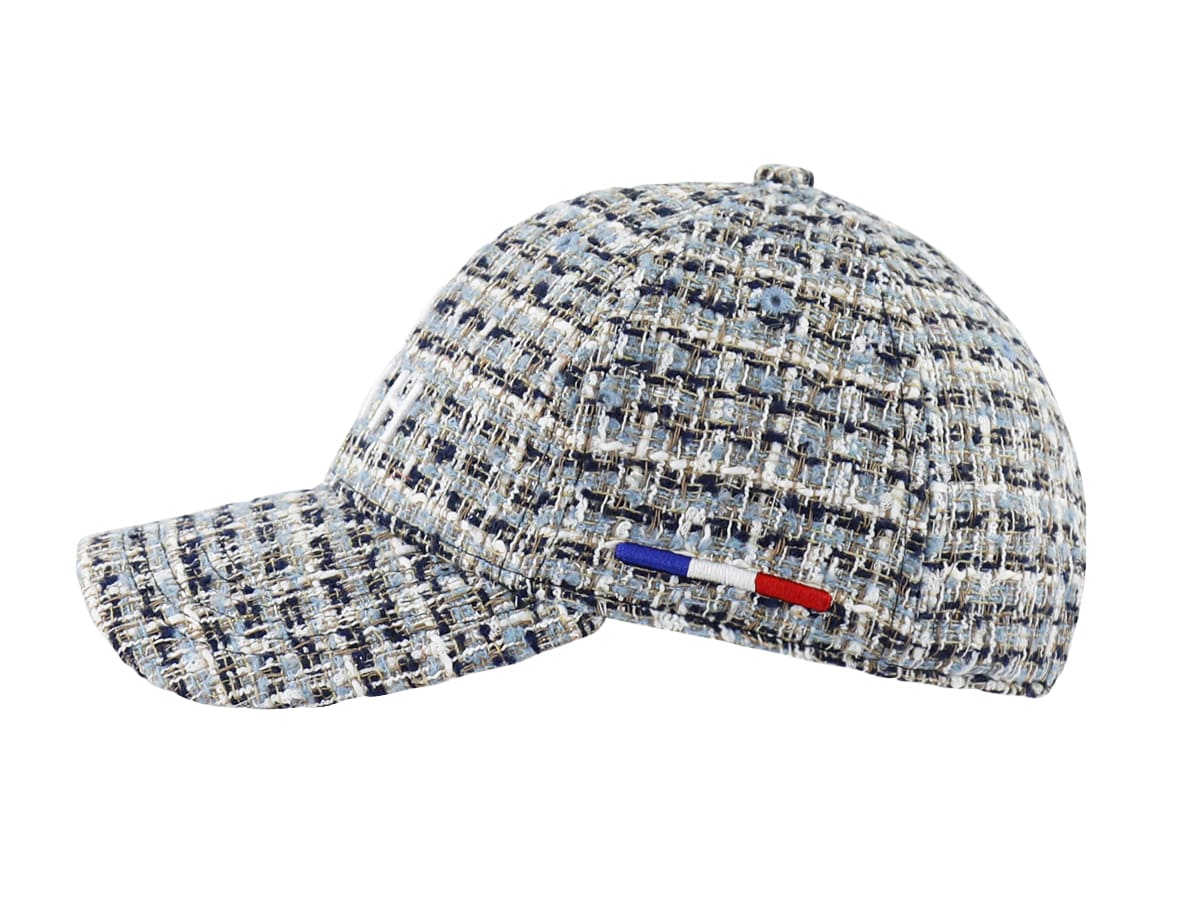 LXH Casquette Tweed Bleu Nuit