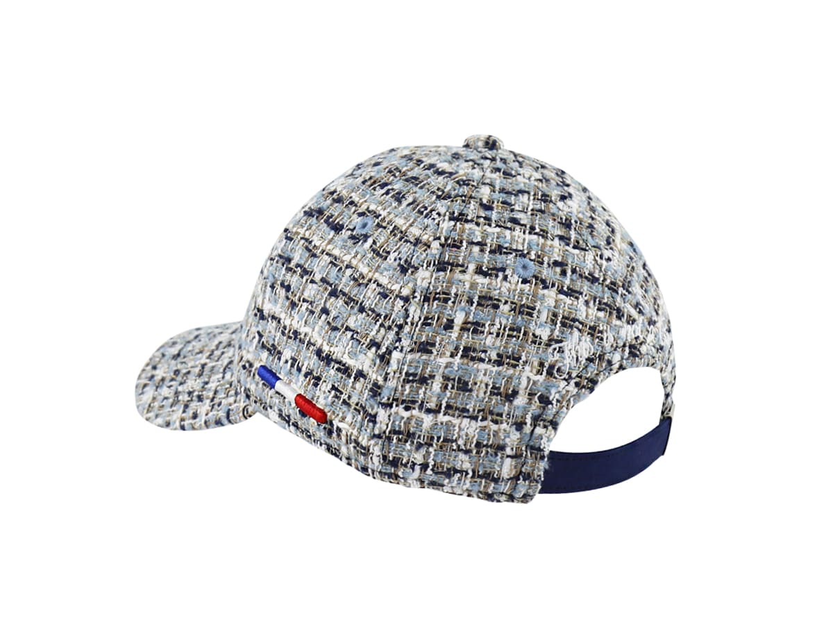 LXH Casquette Tweed Bleu Nuit