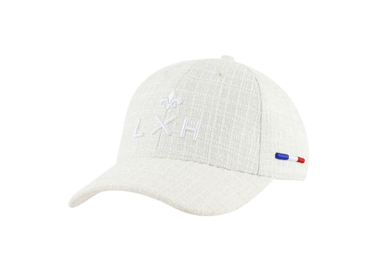 LXH Casquette Tweed Blanc Crème