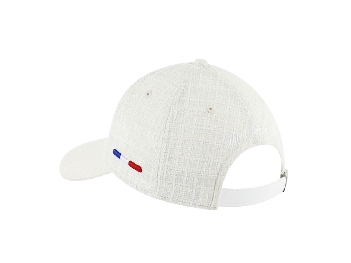 LXH Casquette Tweed Blanc Crème