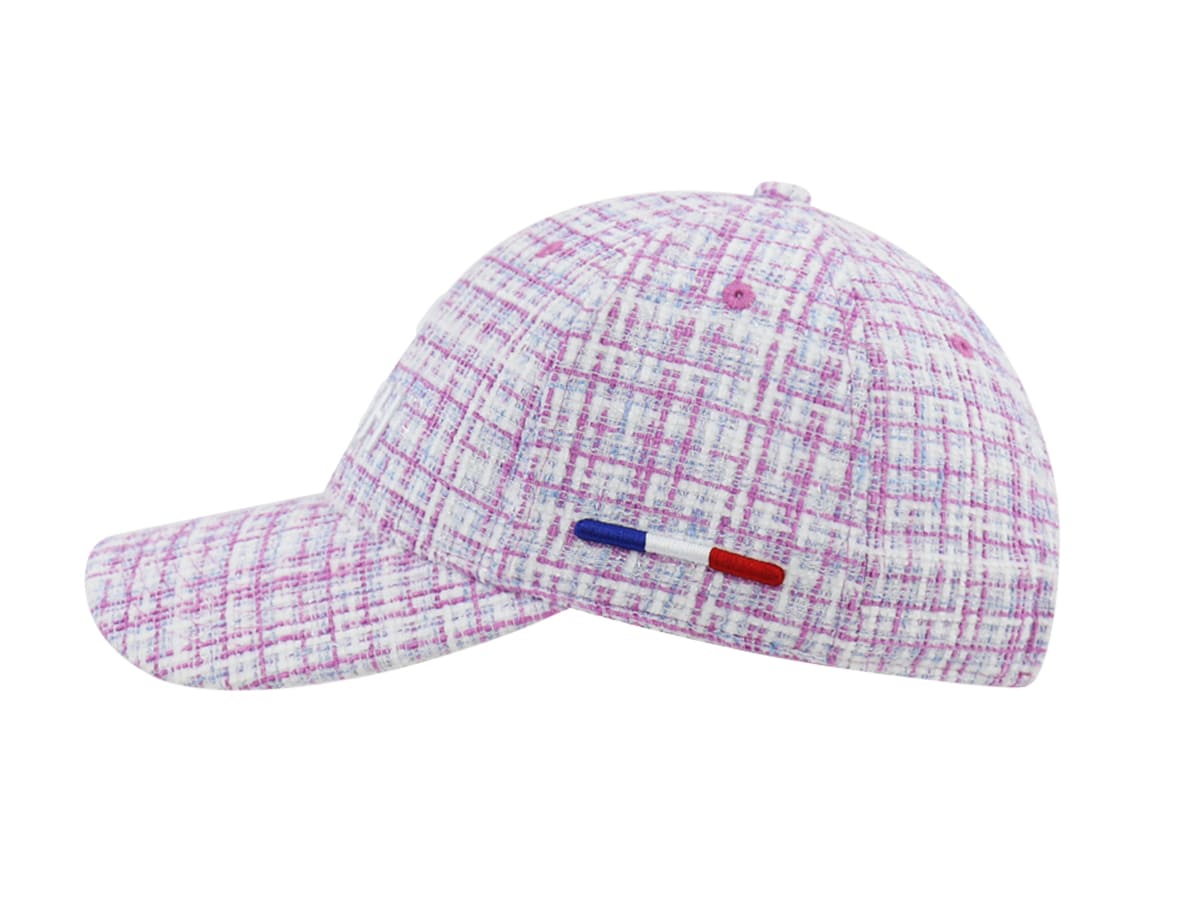 LXH Casquette Tweed Orchidée