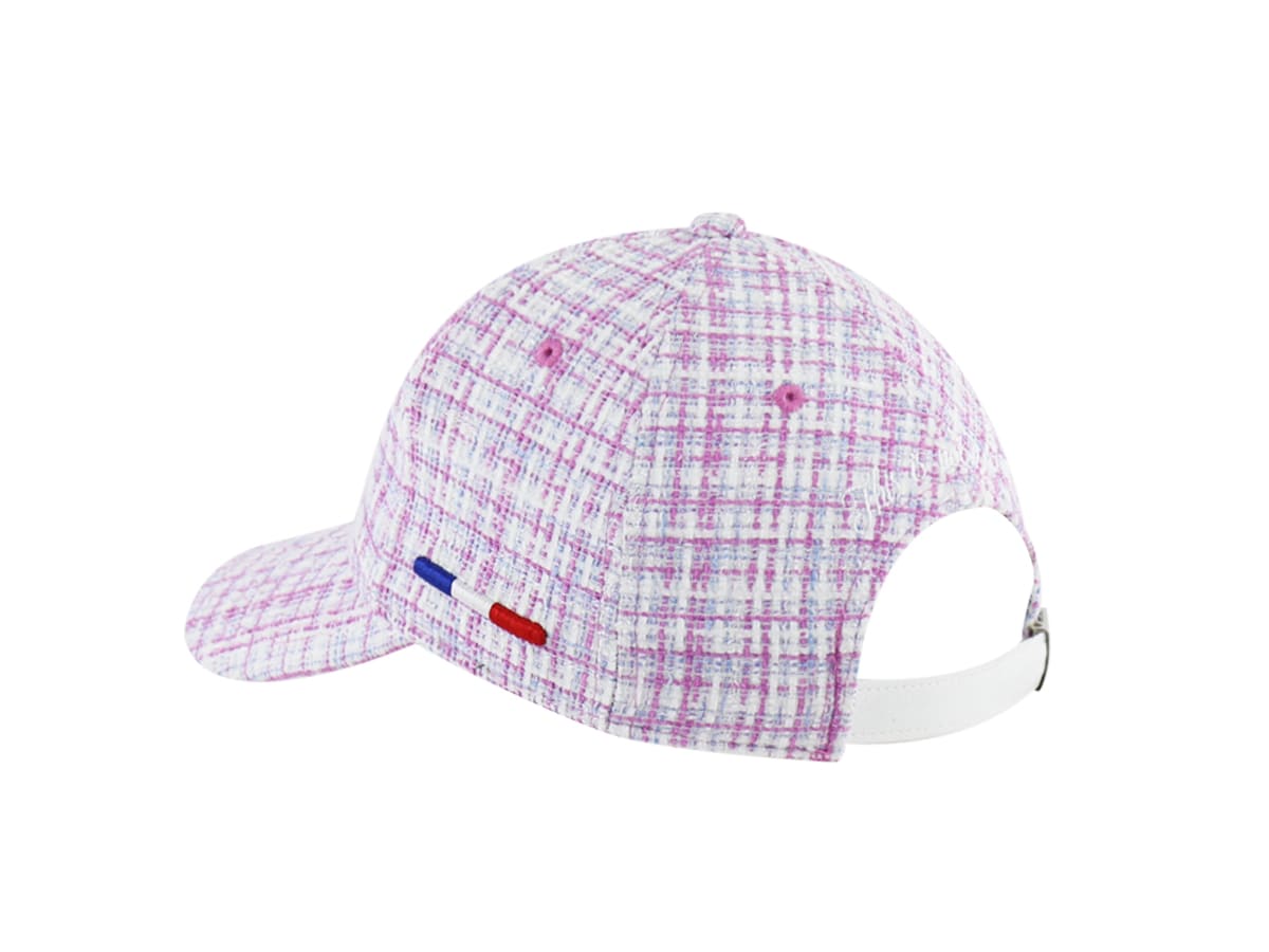 LXH Casquette Tweed Orchidée