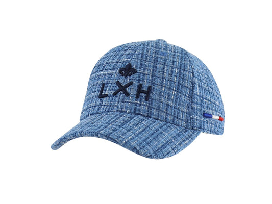 LXH Casquette Tweed Bleu