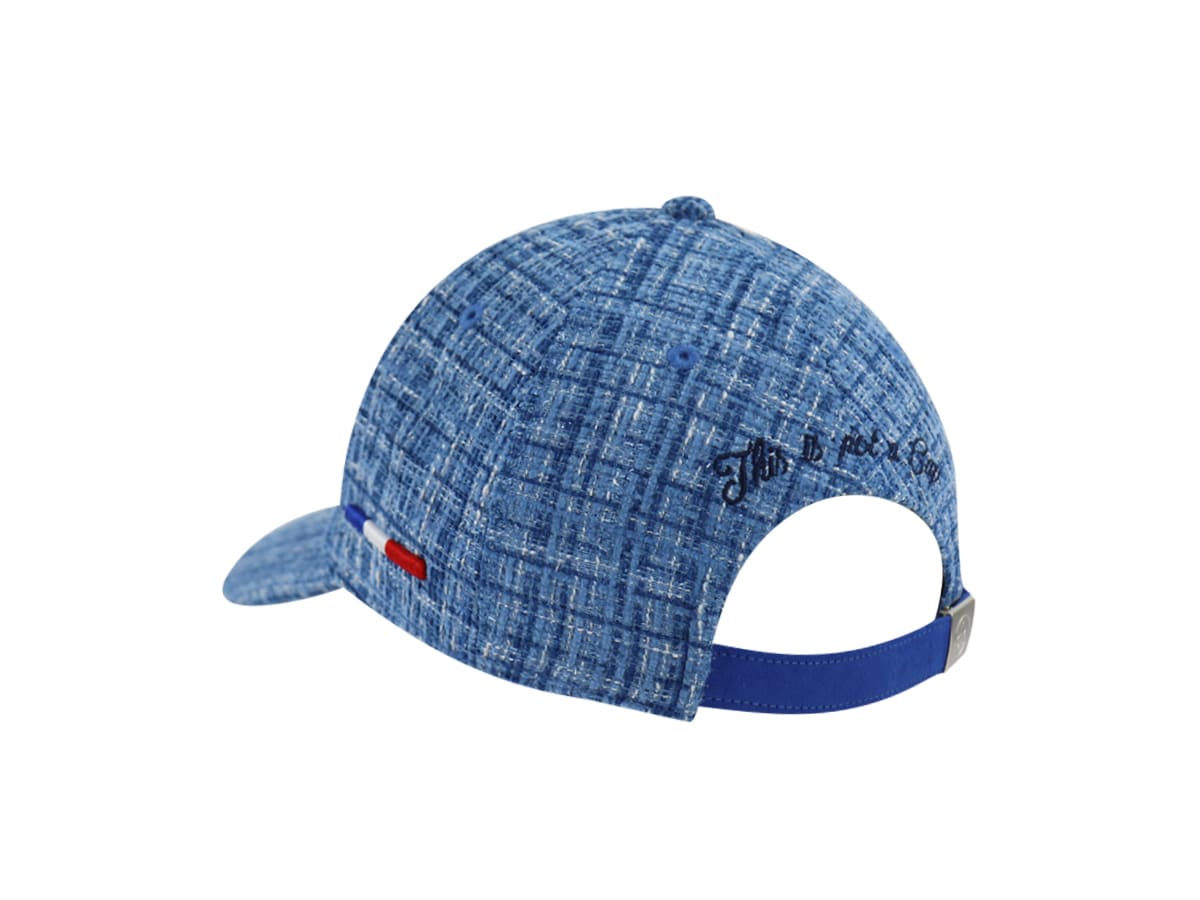 LXH Casquette Tweed Bleu