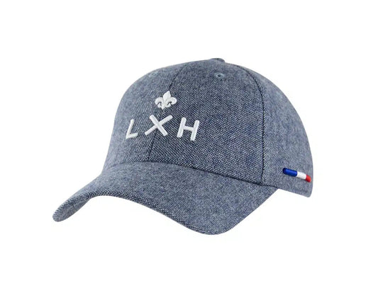 LXH Casquette en Coton Piqué Bleu