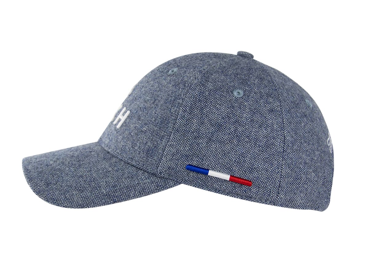 LXH Casquette en Coton Piqué Bleu