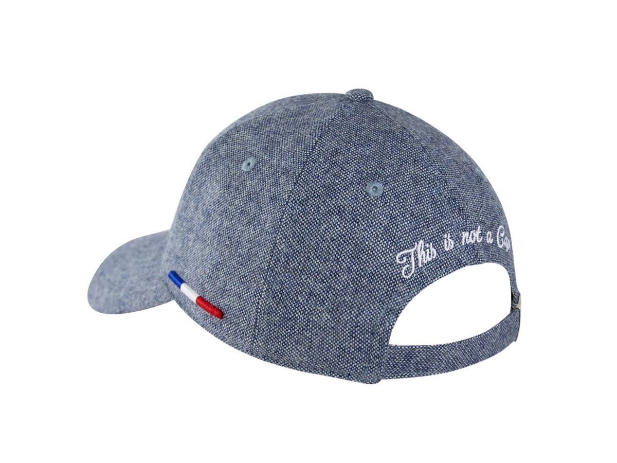 LXH Casquette en Coton Piqué Bleu