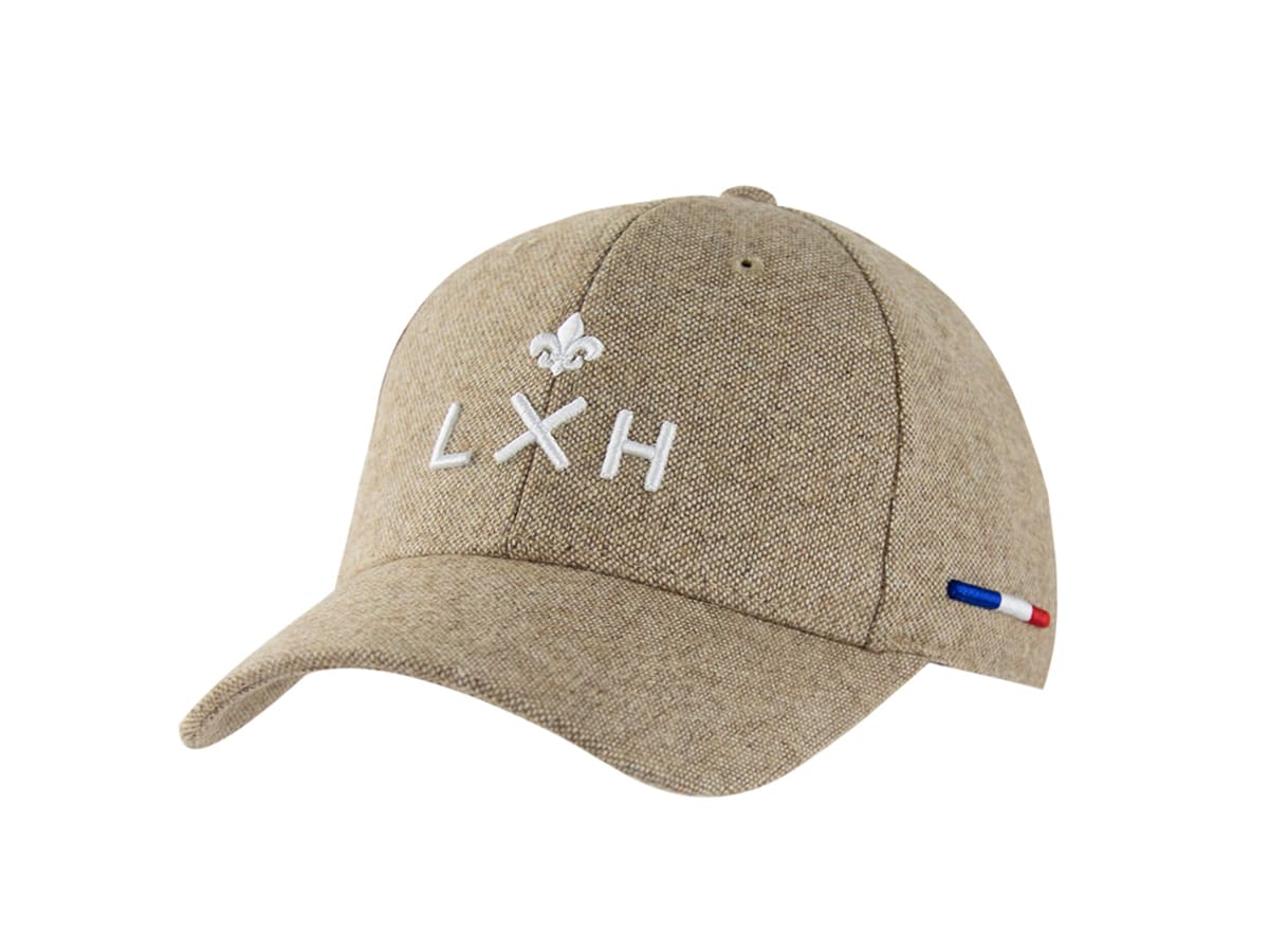 LXH Casquette en Coton Piqué Beige