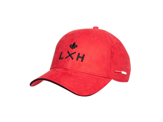 LXH Casquette Monaco GP Suédine Rouge