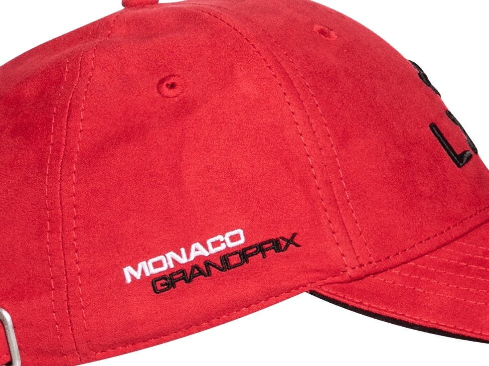 LXH Casquette Monaco GP Suédine Rouge