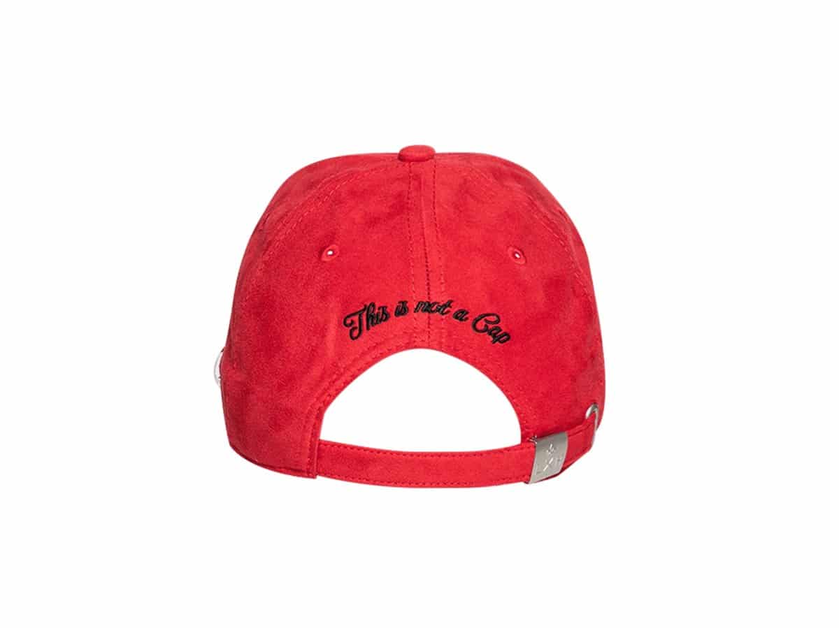 LXH Casquette Monaco GP Suédine Rouge