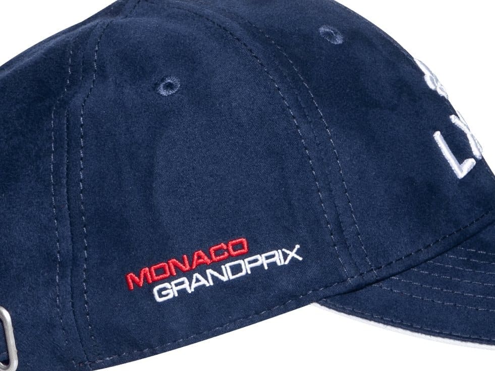 LXH Casquette Monaco GP Suédine Marine