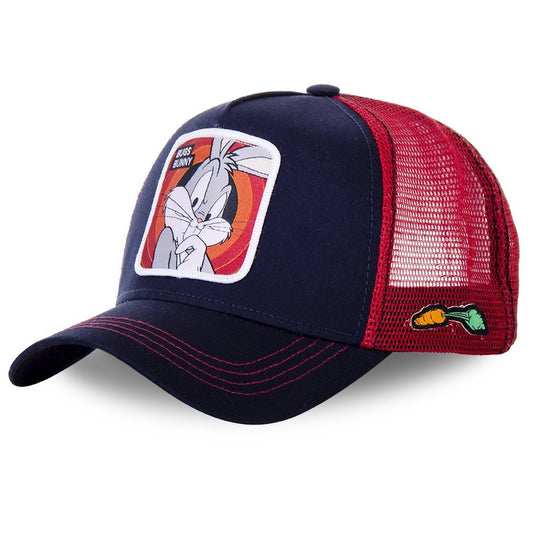 CAPSLAB Casquette Looney Tunes Bugs Bunny Bleu Marine