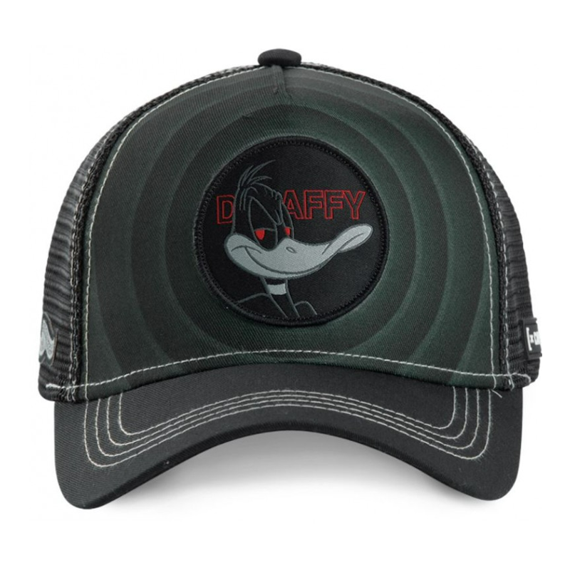 CAPSLAB Casquette Looney Tunes Daffy Duck Maléfique Noir