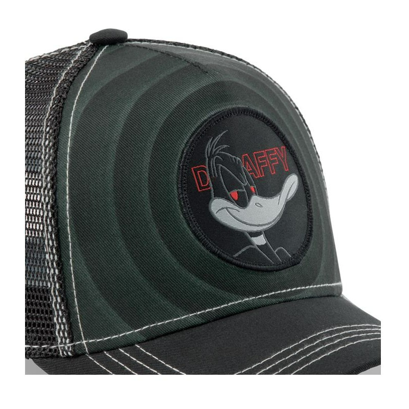 CAPSLAB Casquette Looney Tunes Daffy Duck Maléfique Noir