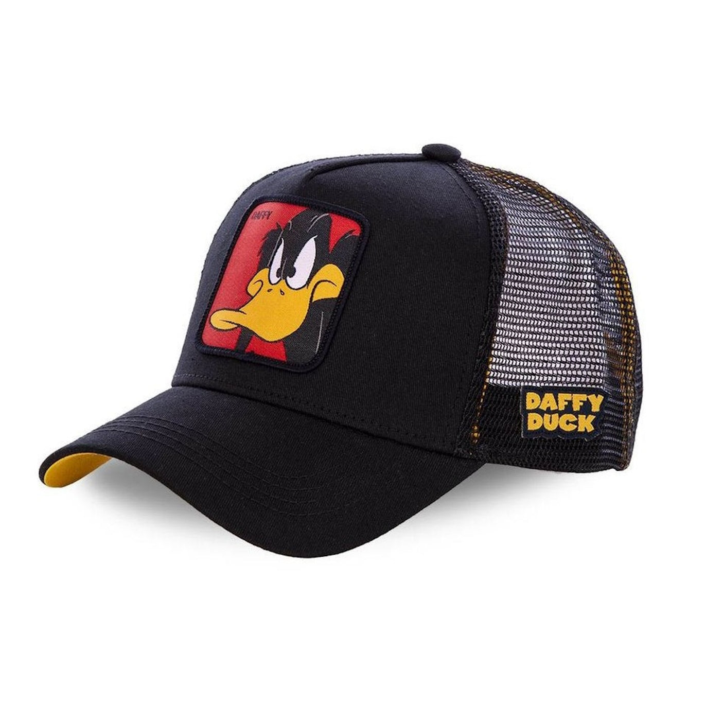 CAPSLAB Casquette Looney Tunes Daffy Duck Noir & Jaune