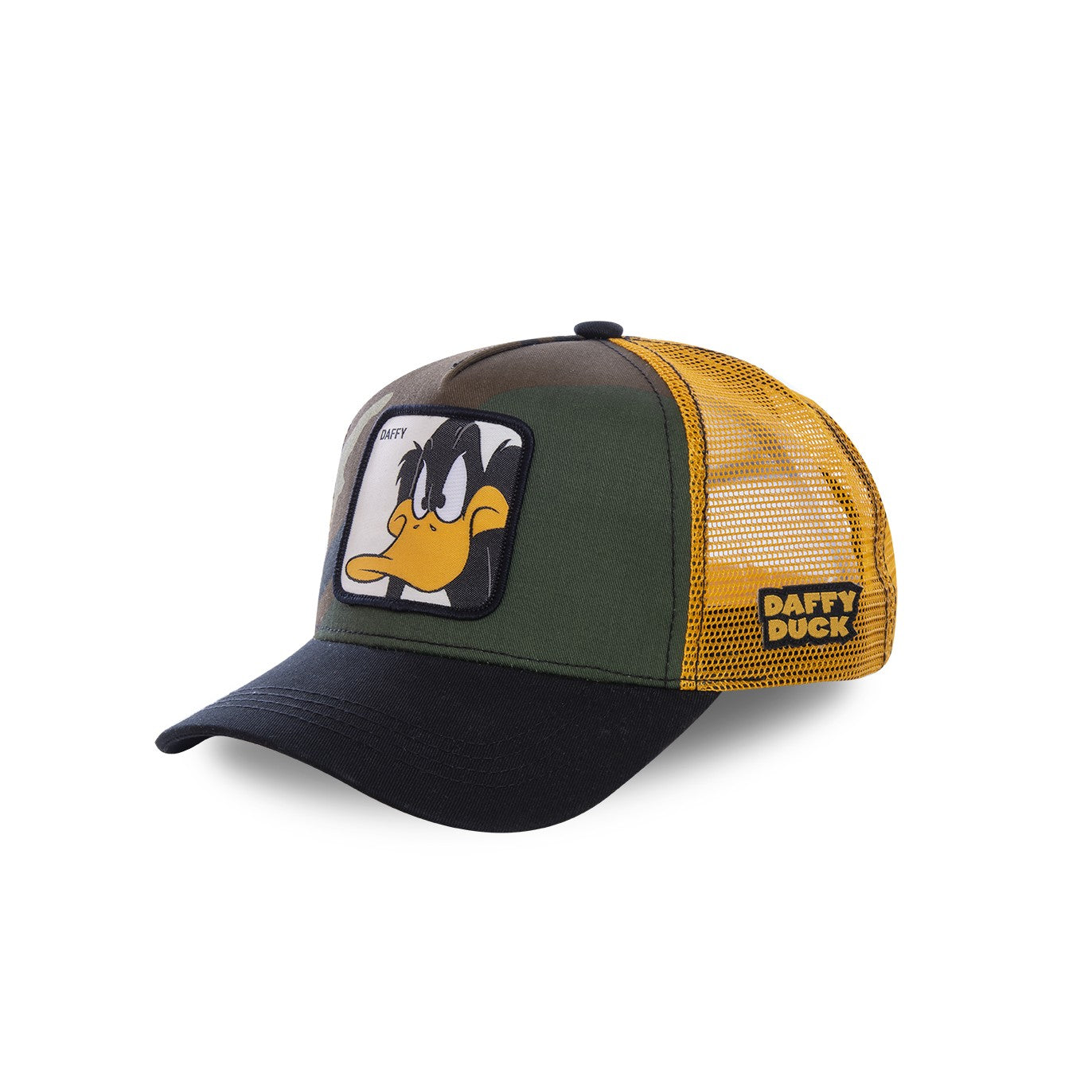 CAPSLAB Casquette Looney Tunes Daffy Camouflage Jaune