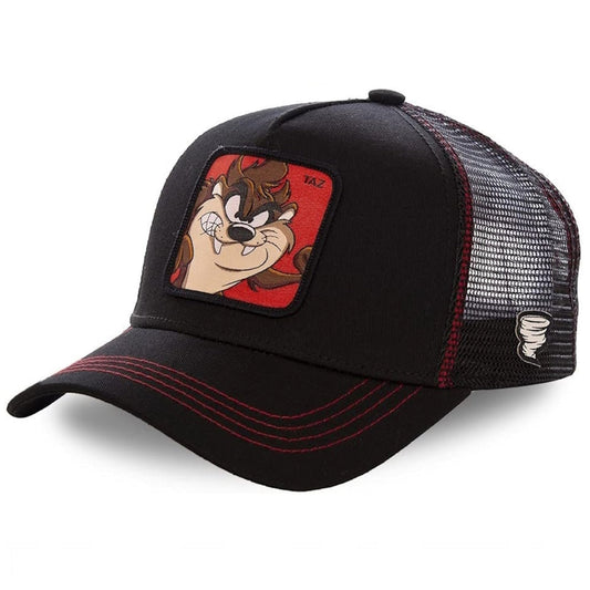 CAPSLAB Casquette Looney Tunes Taz Noir/Rouge