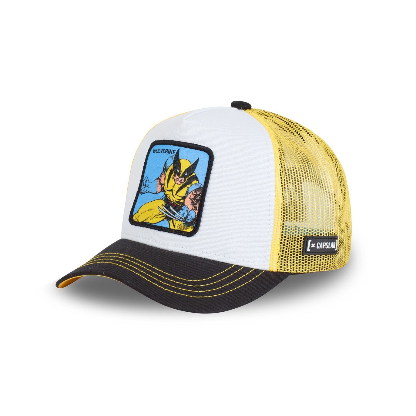 CAPSLAB Casquette Marvel Wolverine Scratch Jaune