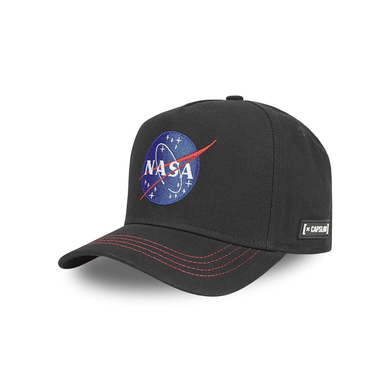 CAPSLAB Casquette Nasa Noir Snapback Baseball