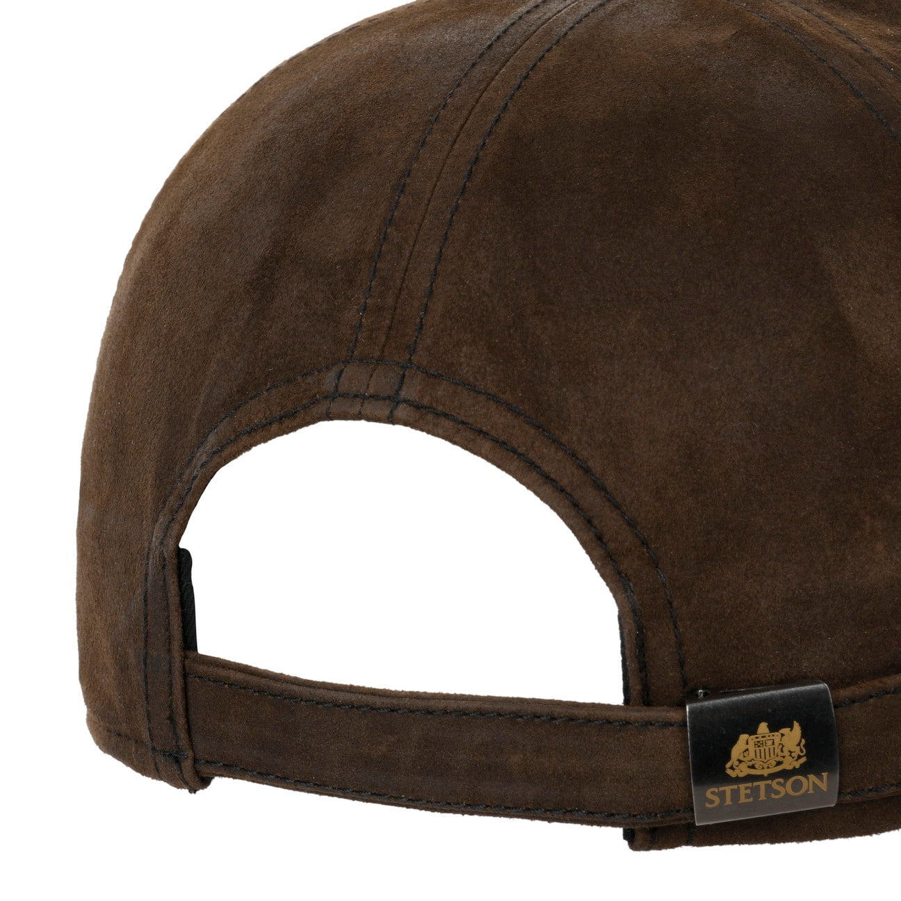 Stetson Casquette Oily Goat Suède Marron