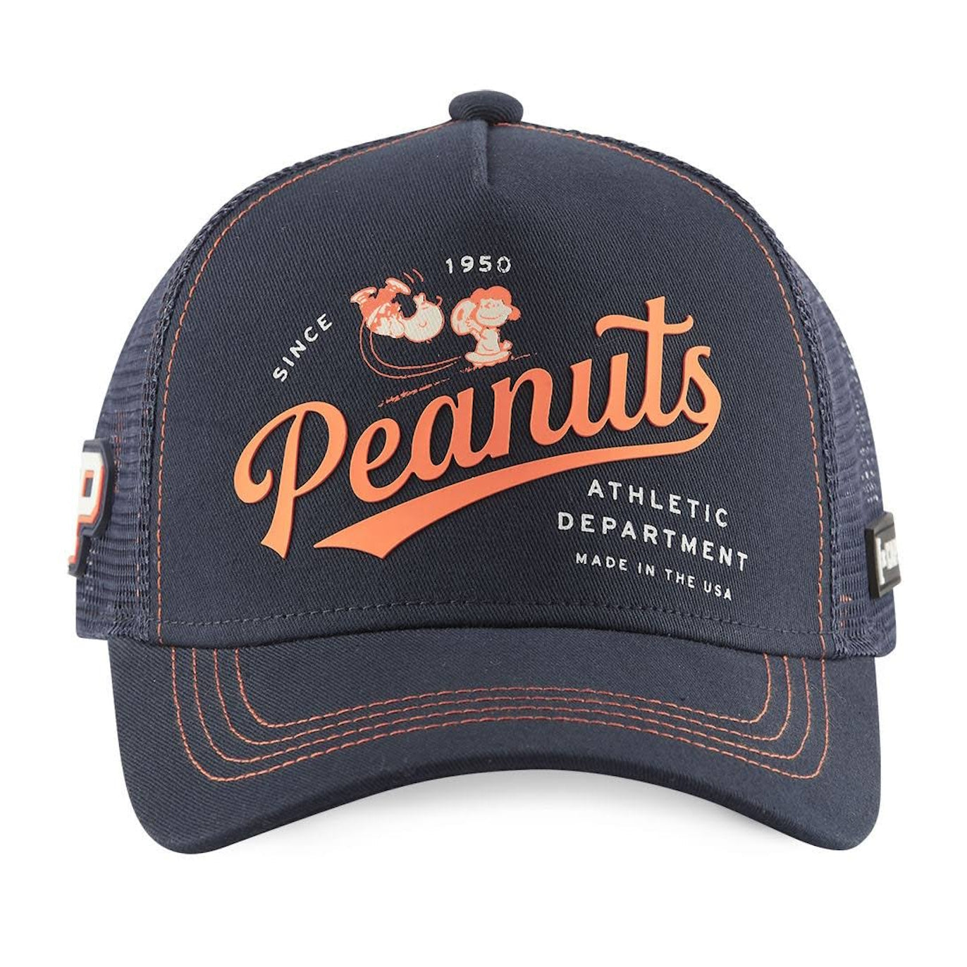 CAPSLAB Casquette Trucker Peanuts Snoopy Navy