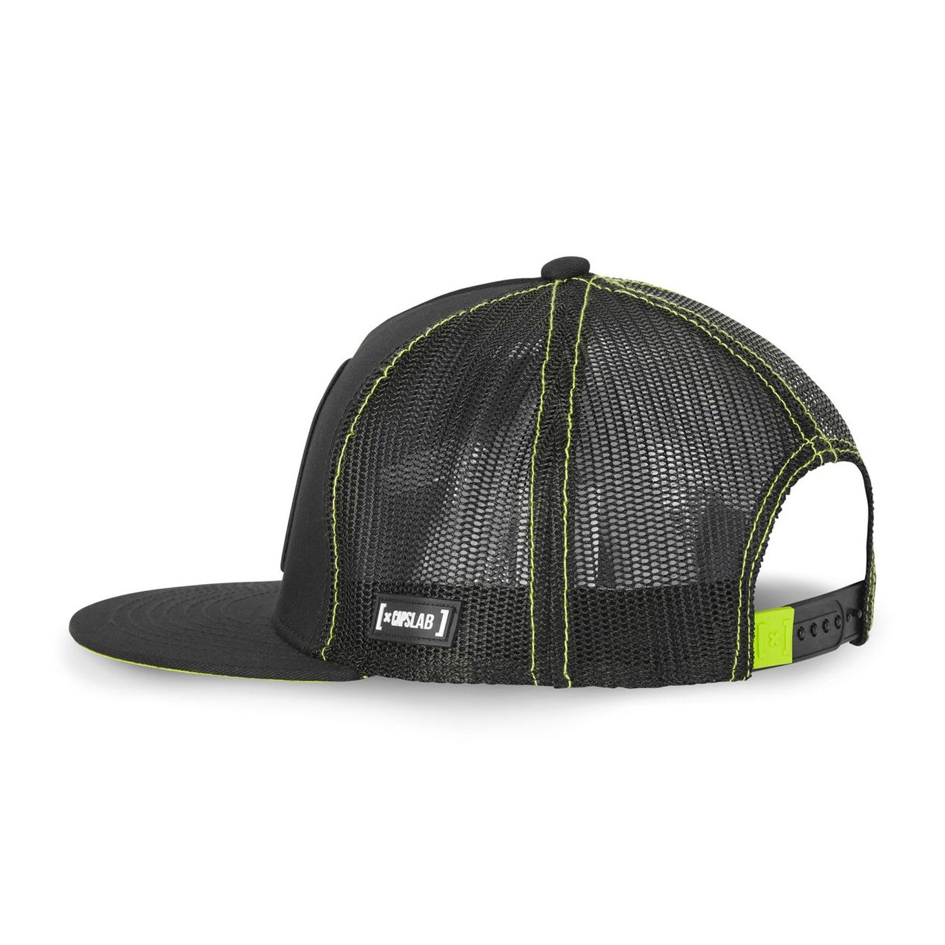 CAPSLAB Casquette Trucker Rick And Morty Snapback Noir